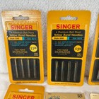 Vintage Singer Dritz Sewing Lot Needles Hooks Eyes Snaps Ball Point Universal