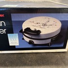 Vtg Toastmaster Belgian Waffler 250 Round Waffle Maker Floral Design New Sealed