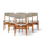 Erik Buch For Anderstrup M  belfabrik Danish Teak Dining Chairs - Set Of 6