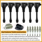 6x Ignition Coil   6x Iridium Spark Plug For Nissan Murano Maxima V6 3 5l Uf550