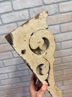 Vintage Victorian White-painted Wood Corbel Architectural Salvage Rustic Chippy 