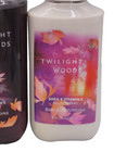 Bath   Body Works Twilight Woods Body Mist Gel Lotion  Sugar Scrub  4 Piece 