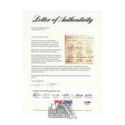 1964 Cleveland Browns Champs Autographed Stock Certificate - Psa dna  42 Sigs 