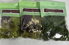3 New Packs Preserved Natural Reindeer   Variety Moss W red The Moss Collection