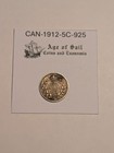 1912 Canada 5c Silver Coin 0 925 Fineness