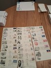 Lot Fdc7 Vintage Us First Day Cover Collection 50  Stamps 1940s-2000s All Diff