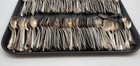 Lot Of 210 Assorted Silverplate Worn Teaspoons small Spoons- Craft Grade -lot 17