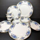 Lof Of 2 Royal Albert Moonlight Rose 5 Pc Place Settings  Teacup Saucer Plates