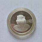 1986 Bahrain 5 Dinars  925 Sterling Silver Wwf Gazelle Proof Coin Round