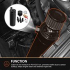 Universal 750m Billet Aluminum 2 Port Baffled Oil Catch Can Kit Reservoir    