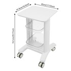3-tier No Assembly Needed Storage Cart Professional Beauty Salon Storage Trolley