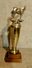Vintage 1960 s Horse Show Trophy 10  Tall Aluminum Topper