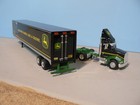 John Deere Precision Kenworth Diecast Semi Trailer With Day Cab By Spec Cast 