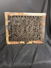 Antique Lg Cast Iron Victorian Heat Grate Vent Floor W m 8 f Co 13 5 X 10 75   