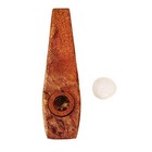 Kazoo Wooden Maple Wood Flute Rich Warm Sound Includes Diaphragms For Folk 