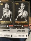 2019 Golden State Warriors Playoff Ticket Stubs Rockets Blazers Raptors