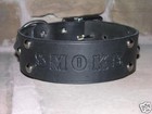 Leather Dog Custom Collar Personalized Free 2  Wide Custom Quality Leather