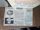 Vintage Hand Turn Card Shuffler 1960s Johnson Card Shuffler Mcm Gambling Retro