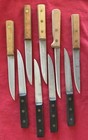 Ambrosi foster Bros  -  9  New Old Stock Boning Knives- Original As Found
