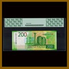 Russia 200 Rubles  2017 P-276 Serie Aa Pcgs 66 Ppq Unc