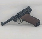 Lone Star Vtg 1960s Diecast Luger 9mm Automatic Toy Cap Gun Pistol England Works