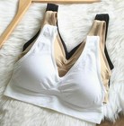 2026 Pack Of 3 Genie Bra Seamless Stretch Comfort Sports Top Shapewear Vest Lo