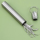 Stainless Steel Reusable Toothpick Set Portable Teeth Cleaner Oral Care Tool