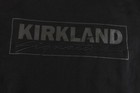 Kirkland Unisex Mens Small Ladies Medium Black Logo Crew Neck Sweatshirt Nwt