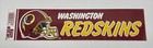 Vintage Washington Redskins Bumper Sticker Official Nfl Trench Product 11    Jd