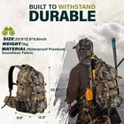 600d Waterproof Hunting Backpack For Men 35l Camo Hunting Pack With Bow Holder