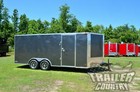 New 2025 8 5 X 18 V Nosed Enclosed Cargo Race Car Toy Hauler Trailer Loaded 