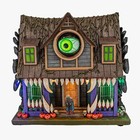 Fg Square Cycloptic Manor All Seeing Eye Spooky Halloween Village Decor 10x7x12 