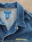 Vintage Cirque Du Soleil Denim Jacket   Men   s Small   Rare Sun Graphic   Cotton