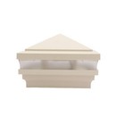 4  Sq  Haven Low Voltage Led Lighted Post Cap - Beige