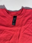 Wholesale Lot Of 31 Hanes Nano-t Youth S T-shirts - 100  Cotton Red
