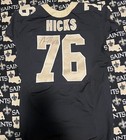 Akiem Hicks Rookie 2012 New Orleans Saints Game Used Worn Black Jersey Signed