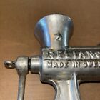 Mid Size Antique Sweden Husqvarna 8 Reliance Meat Grinder 1920 Cast Iron Tool Xx