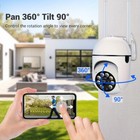 2 4g Wifi Security Camera System Outdoor Home Night Vision Wired Cam 1080p Hd
