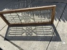   Restored Antique Stained Glass Transom Window   48 X 18  Architectural Salvage