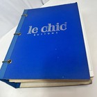 Vintage Le Chic Button Salesman Sample Book Pages Of 475  Button Lot