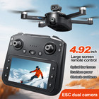 8k Gps Fpv Drone With 4 5  Screen Remote  Camera Rc Quadcopter Dual Battery