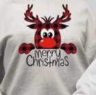 Merry Christmas Vinyl Heat Transfer Iron On