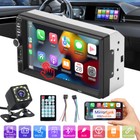 7  Double 2 Din Car Mp5 Player Bluetooth Touch Screen Stereo Radio Audio Mrrior