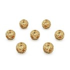 Strong And Beautiful Solid Gold 14k 18k Handmade Gold Spacer Bead Jewelry Making