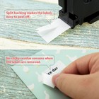 10-pk pack Tze231 Tz231 Black white Label Tape For Brother P-touch Pt-d210 12mm