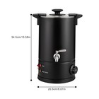 8l Commercial Coffee Urn Machine Maker Large Office Dispenser Brewer Hot Water