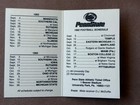 Cfb 1992 Penn State St Nittany Lions Football Schedule O j  Mcduffie Dolphins