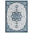 Rugshop Blue Area Rugs Traditional Medallion Rugs For Bedroom Guest Room Rug 5x7