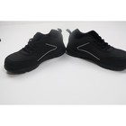 Larnmern Work Shoes Steel Toe Safety Sneaker 9 Black Synthetic Industrial