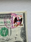 1976  2 Two Dollar Bill W 13   Eagle Stamp   Usps Postmark   Bicentennial Novelty